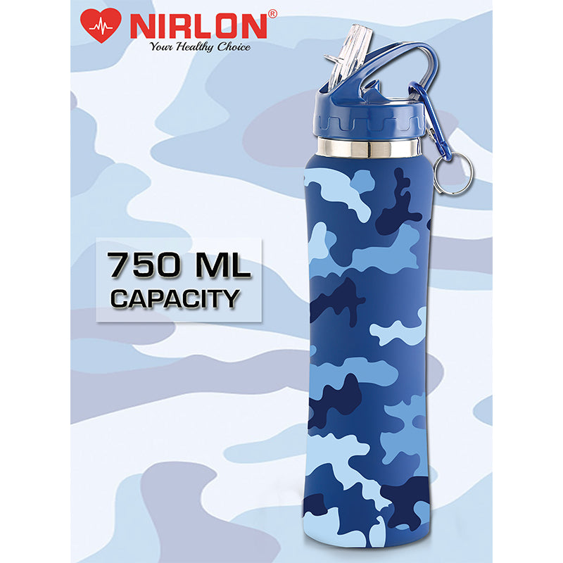 Buy Army Blue Sipper Water Bottle - 750 ML Sipper from Vaaree