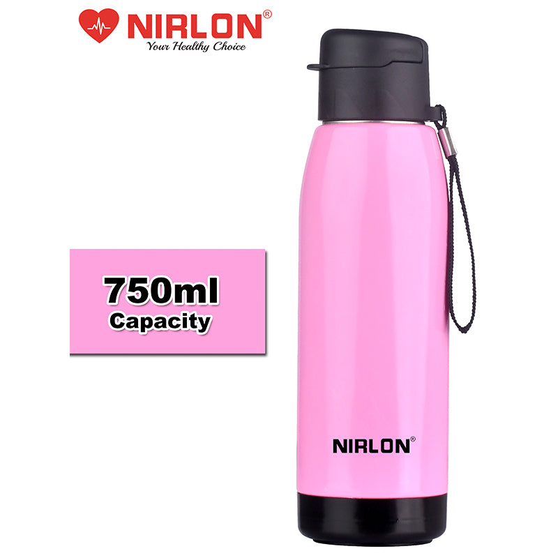 Buy Niora Water Bottle (Pink) - 750 ML Bottle from Vaaree