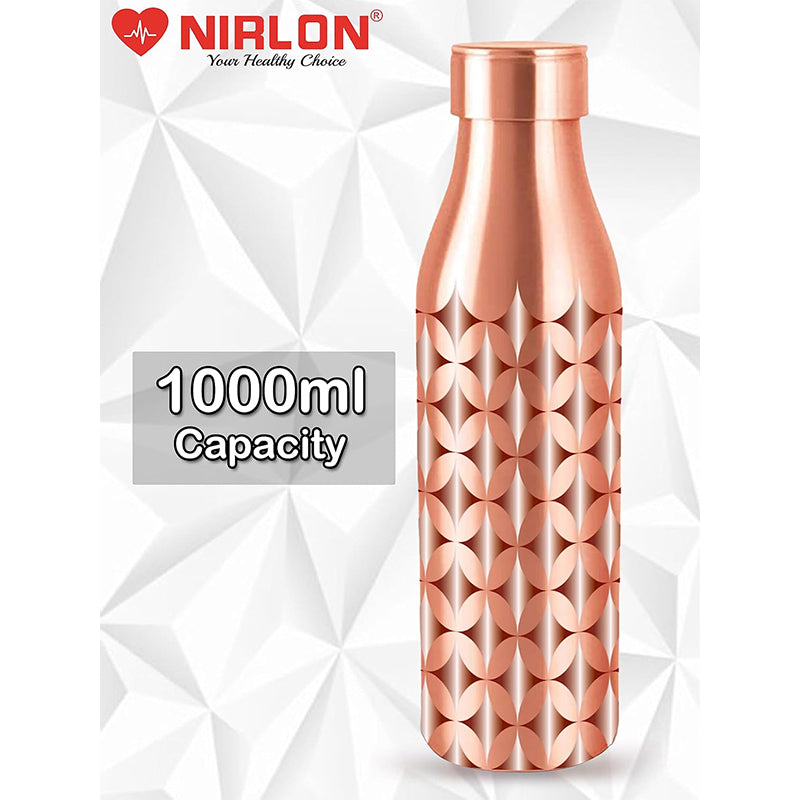 Buy Salvatrix Copper Water Bottle - 1000 ML Bottle from Vaaree