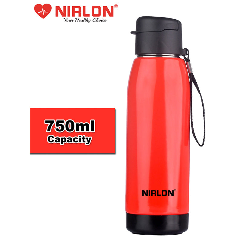 Buy Niora Water Bottle (Red) - 750 ML Bottle from Vaaree