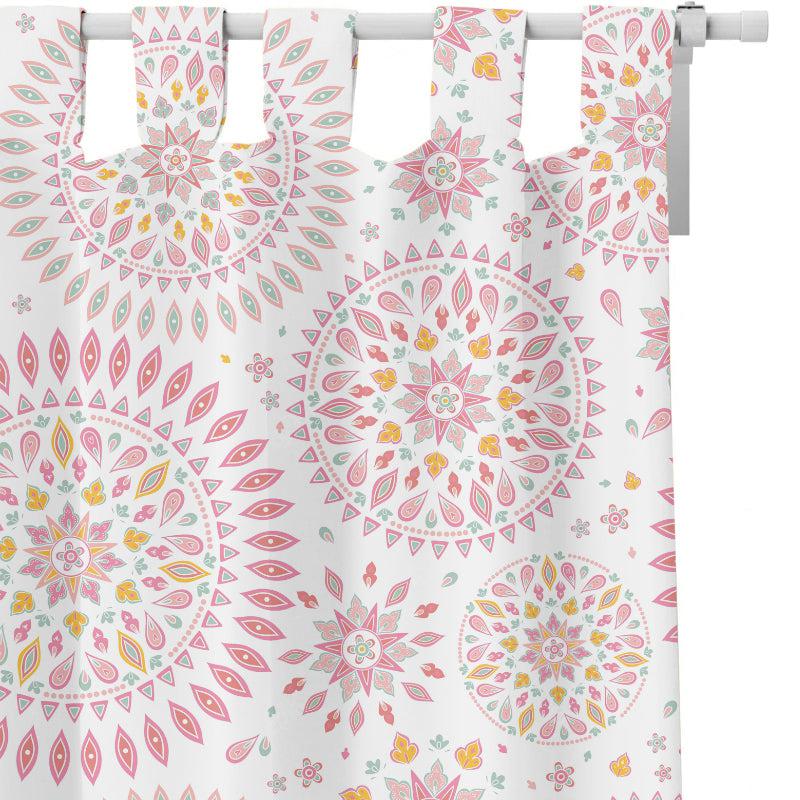 Buy Mandala Tab Top Medium Width Curtain Curtains from Vaaree