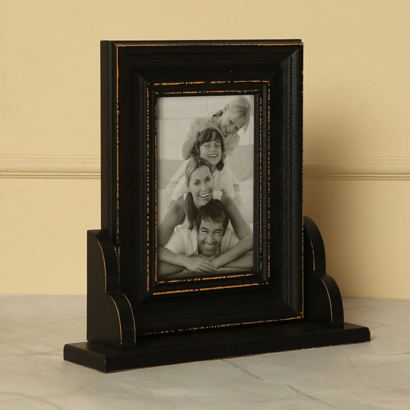 Buy Meso Photo Frame With Wall Shelf - Brown Photo Frames from Vaaree