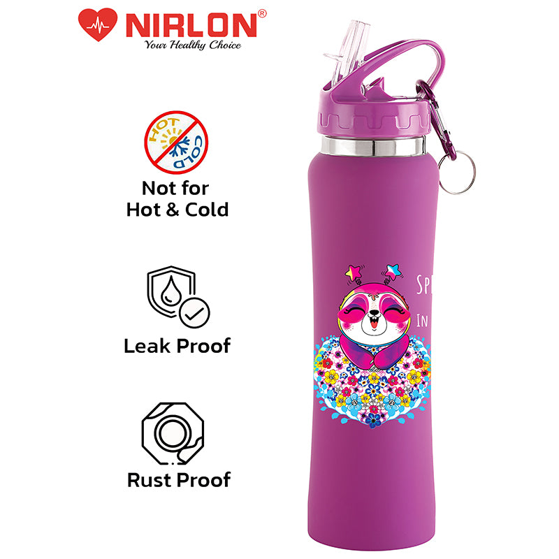 Buy Lavender Teddy Sipper Water Bottle - 750 ML Sipper from Vaaree