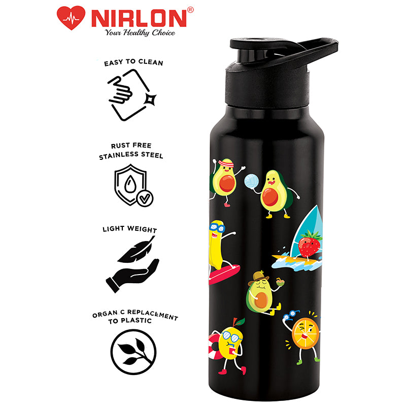 Buy Fun Avocado Water Bottle - 750 ML Bottle from Vaaree