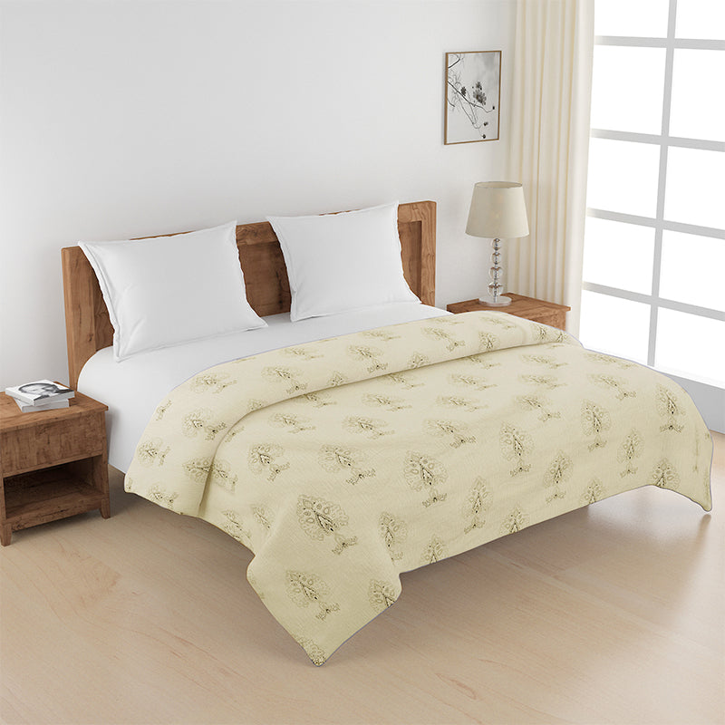 Buy Eesha Ethnic Comforter - Beige Comforters & AC Quilts from Vaaree