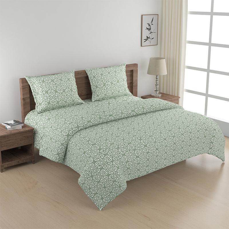 Buy Daksha Ethnic Bedding Set - Green Bedding Set from Vaaree