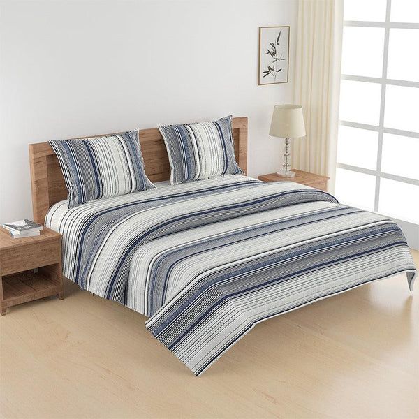 Buy Skye Striped Bedding Set Bedding Set from Vaaree