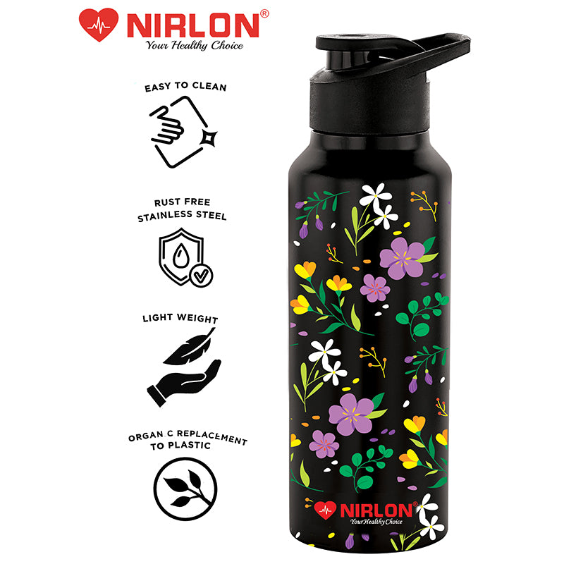 Buy Malvina Floral Water Bottle - 750 ML Bottle from Vaaree