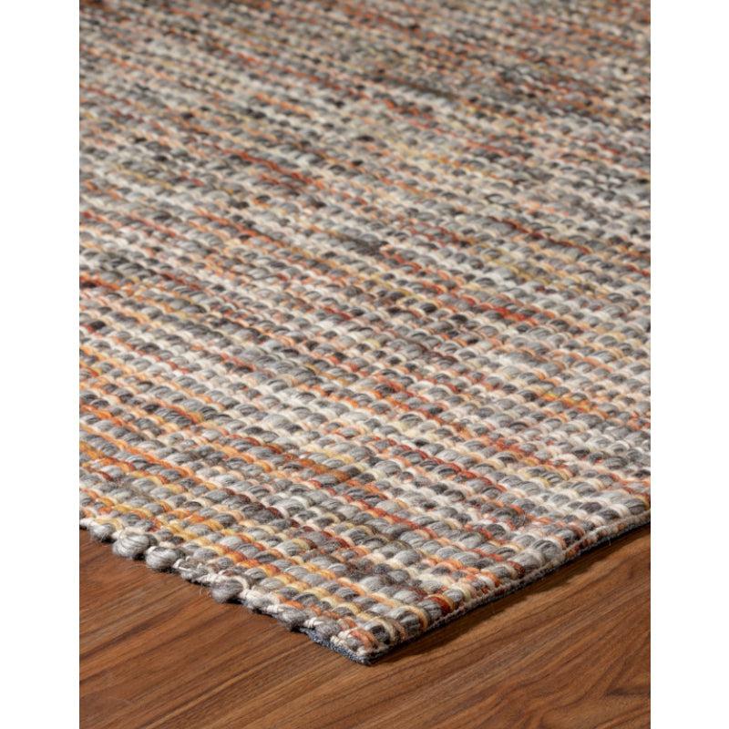 Buy Artistry Threads Hand Woven Rug - Orange & Brown Rugs from Vaaree