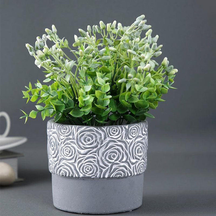 Buy Rossey Charm Planter - Grey at Vaaree online | Beautiful Pots & Planters to choose from