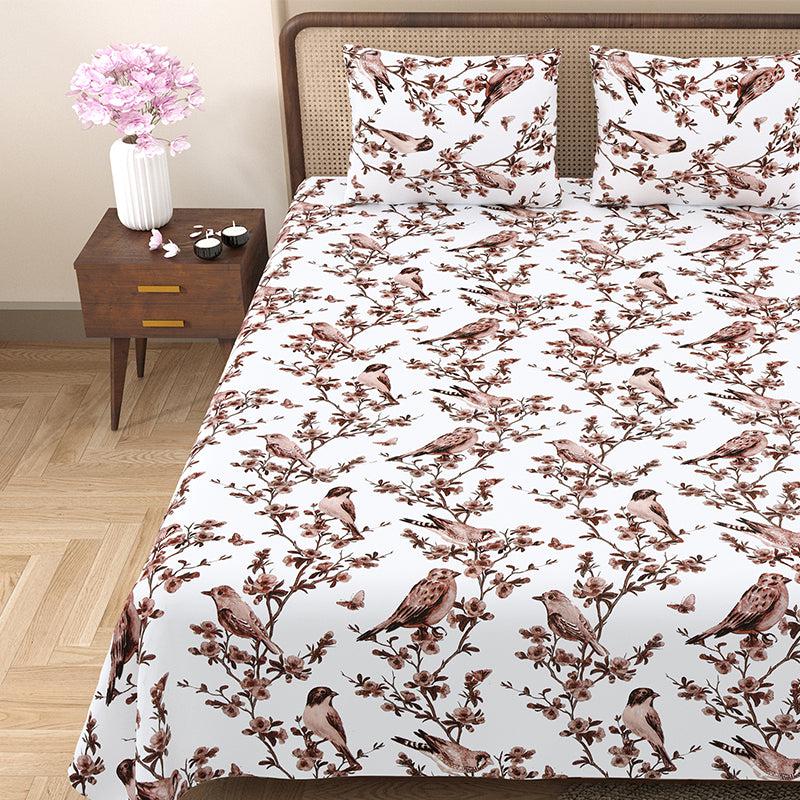 Buy Sparrow Floral Bedsheet Bedsheets from Vaaree