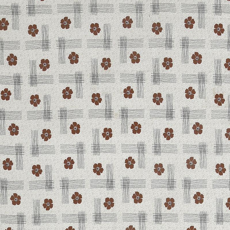 Buy Atticus Floral Bedsheet - Brown Bedsheets from Vaaree