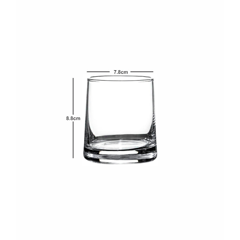 Buy Audrina Glass Tumbler (260 ML) - Set Of Six Drinking & Juice Glasses from Vaaree