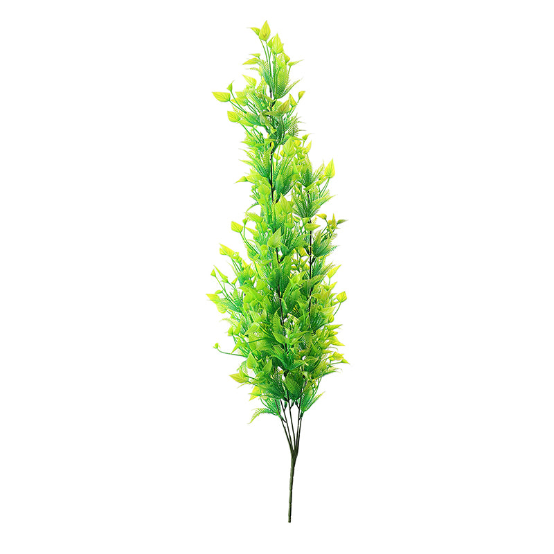 Buy Faux Green Leafy Vine With Metal Wall Stand Artificial Plants from Vaaree