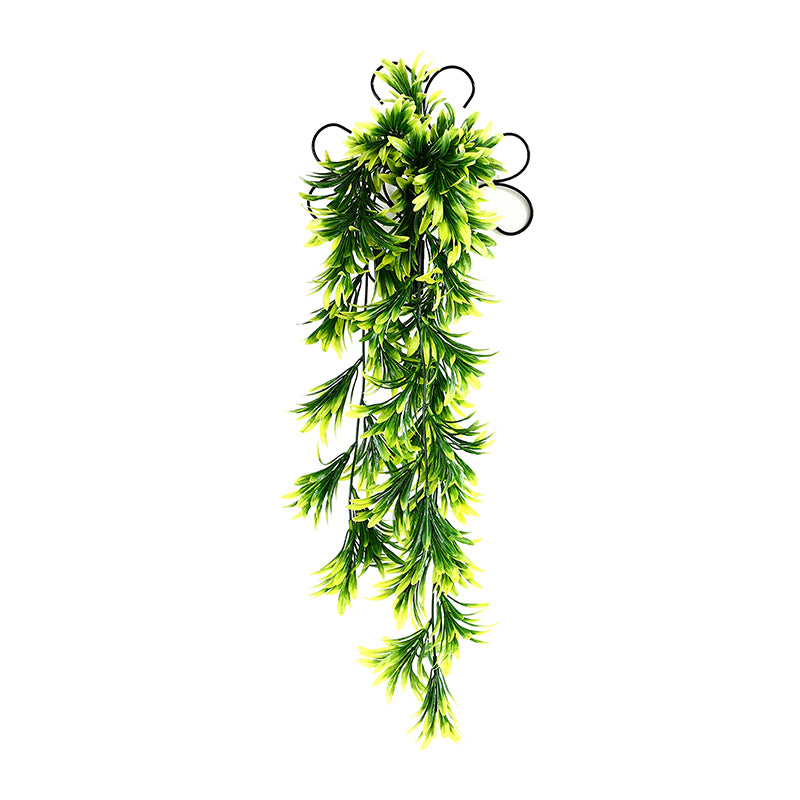 Buy Faux Green Vine With Metal Wall Stand Artificial Plants from Vaaree