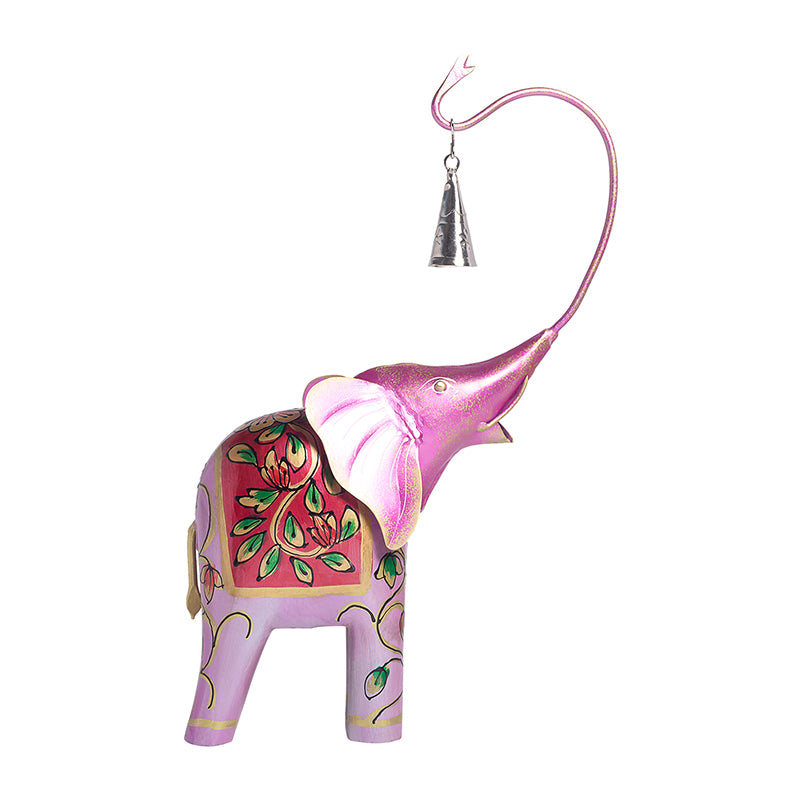 Showpieces - Handpainted Haathi Decorative Showpiece - Pink