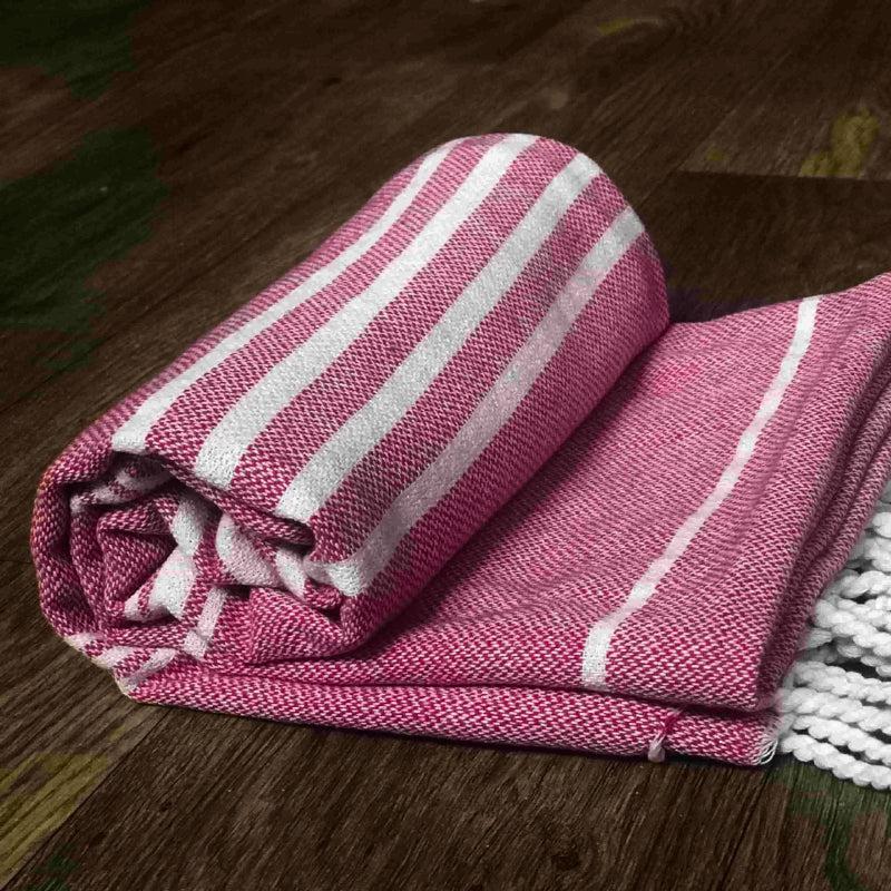 Buy Darsha Bath Towel - Pink Bath Towels from Vaaree