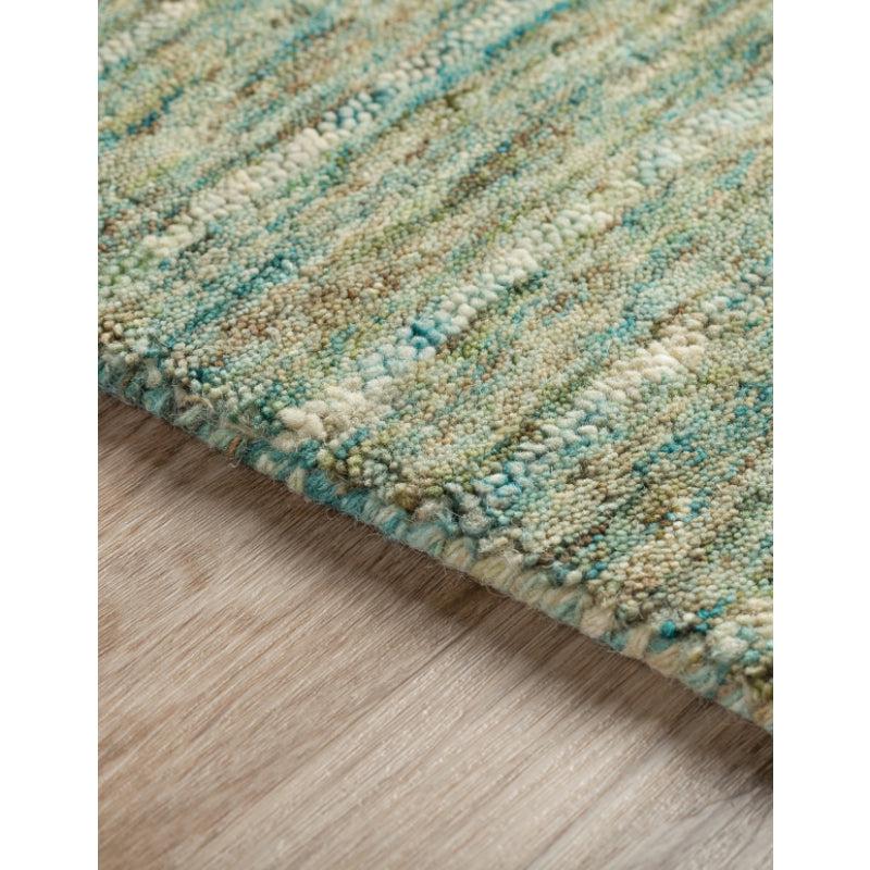 Buy Leyla Hand Woven Rug - Sea Green Rugs from Vaaree