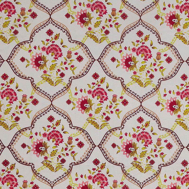 Buy Joyce Floral Bedsheet - Pink & Yellow Bedsheets from Vaaree