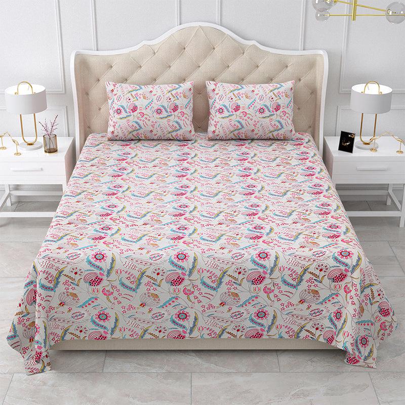 Buy Plix Floral Bedsheet Bedsheets from Vaaree