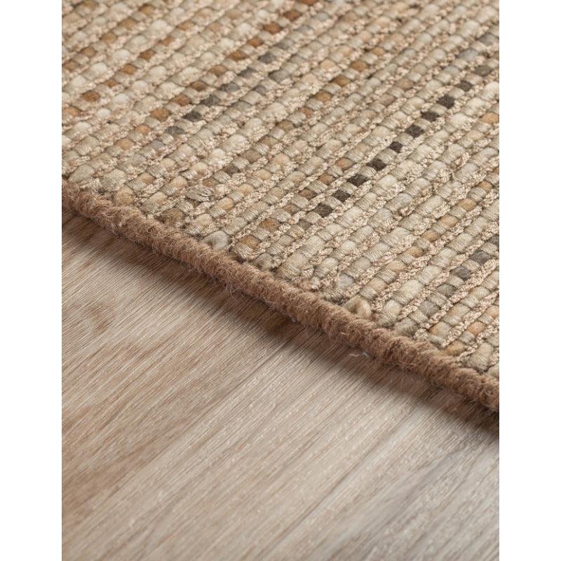 Buy Lasumi Hand Woven Rug - Soft Brown Rugs from Vaaree