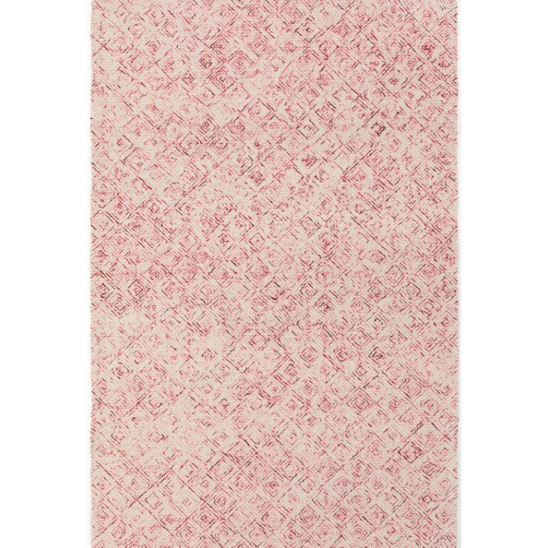 Buy Timeless Textures Hand Tufted Rug - Pink & White Rugs from Vaaree