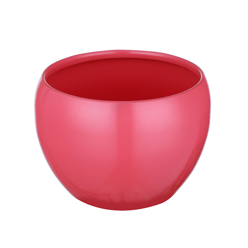 Buy Nectera Metal Planter (Pink/Green) - Set Of Two Pots & Planters from Vaaree