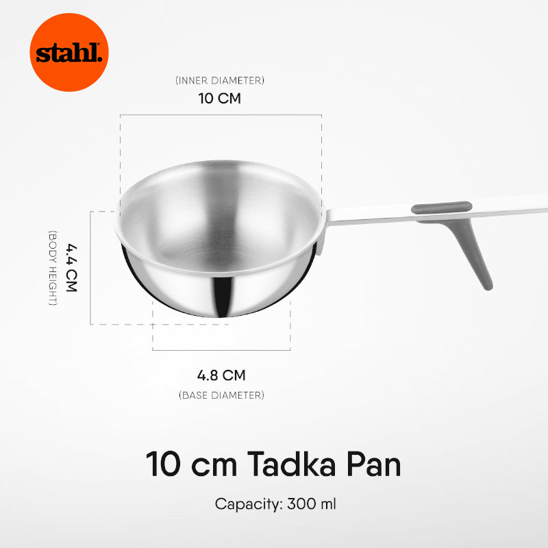 Tadka Pan - Stahl Tadka Pan - 300 ML/4 Inches