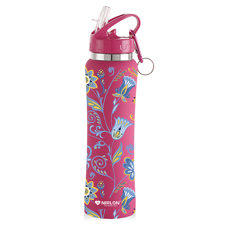 Buy Mosa Floral Sipper Water Bottle - 750 ML Sipper from Vaaree