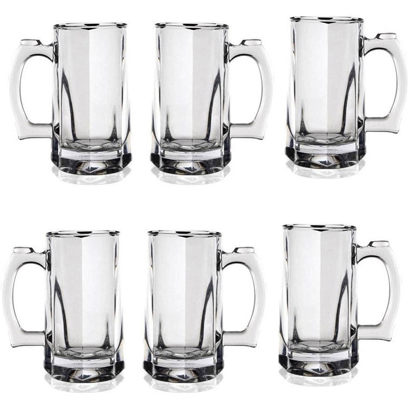 Buy Erva Beer Mug (400 ML) - Set Of Six Beer Mug from Vaaree