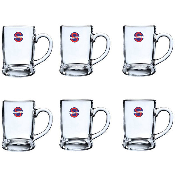 Alekso Beer Mug (350 ML) - Set Of Six