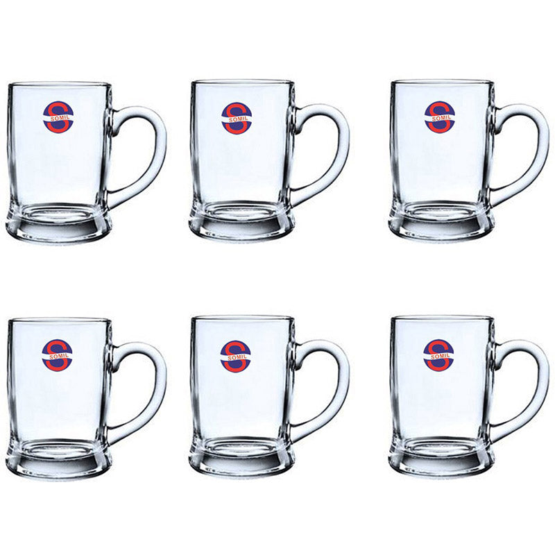 Buy Alekso Beer Mug (350 ML) - Set Of Six Beer Mugs from Vaaree