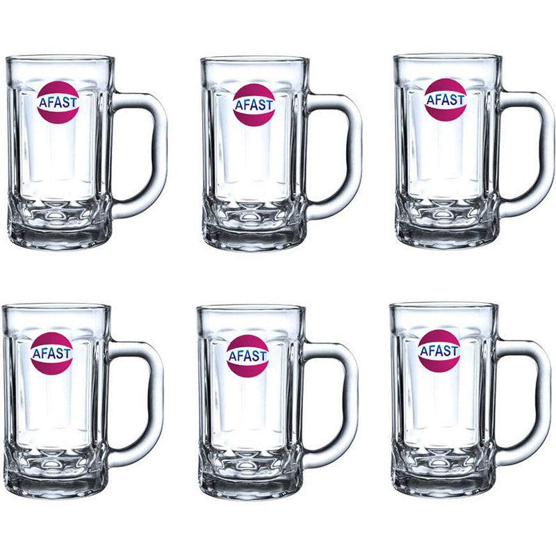 Buy Roso Beer Mug (400 ML) - Set Of Six Beer Mugs from Vaaree