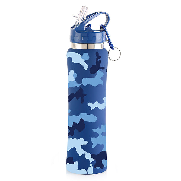 Buy Army Blue Sipper Water Bottle - 750 ML Sipper from Vaaree