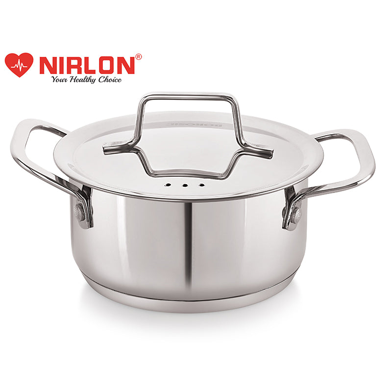 Buy Nirlon Cooking Pot With Lid - 1600 ML/6 Inches Cooking Pot from Vaaree