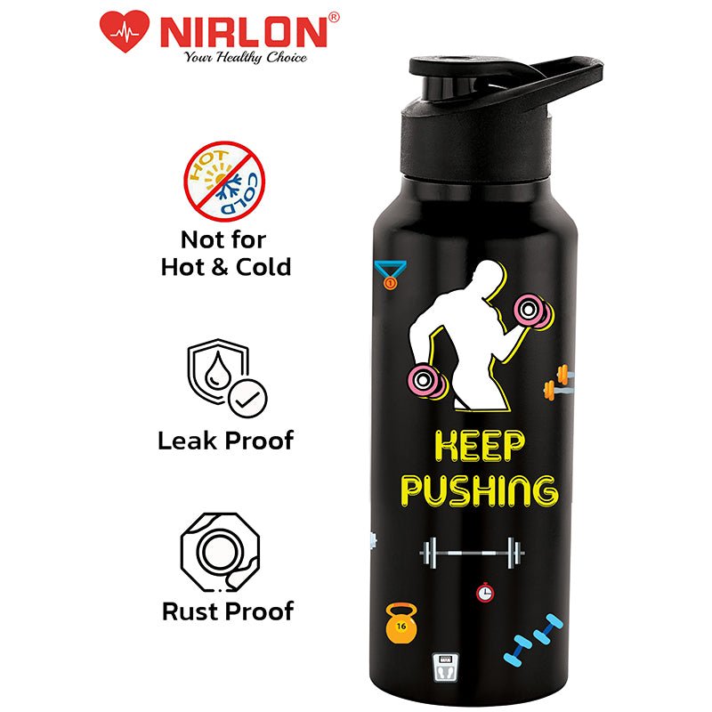 Buy Keep Pushing Water Bottle - 750 ML Bottle from Vaaree