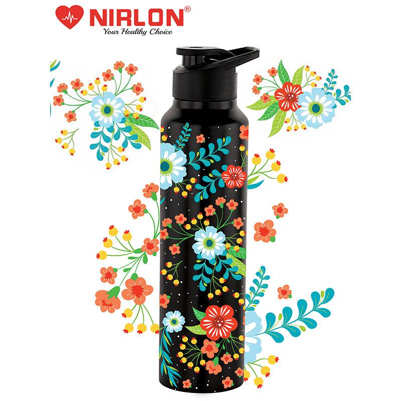 Buy Midnight Bloomia Water Bottle - 1000 ML Bottle from Vaaree