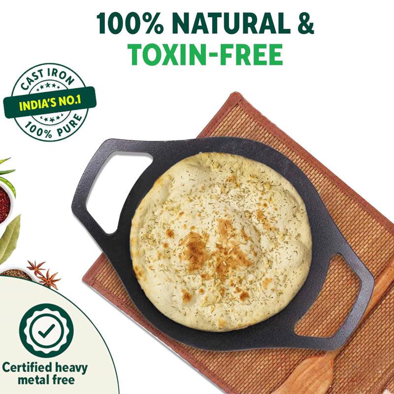 Buy Nova Pre Seasoned Cast Iron Concave Tawa Roti Tawa from Vaaree