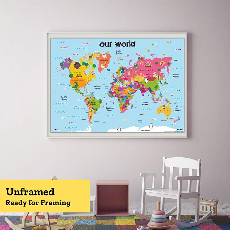 Buy World Wander Wall Poster Wall Poster from Vaaree