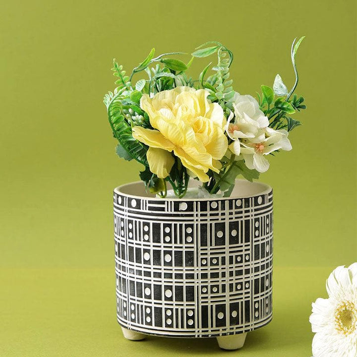 Buy Clara Painted Planter at Vaaree online | Beautiful Pots & Planters to choose from