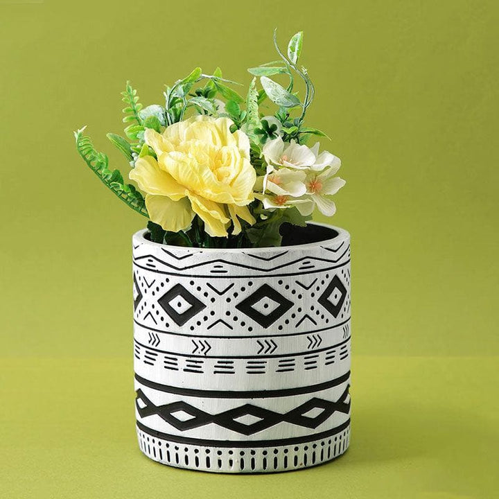 Buy Ziba Tribal Planter - White at Vaaree online | Beautiful Pots & Planters to choose from