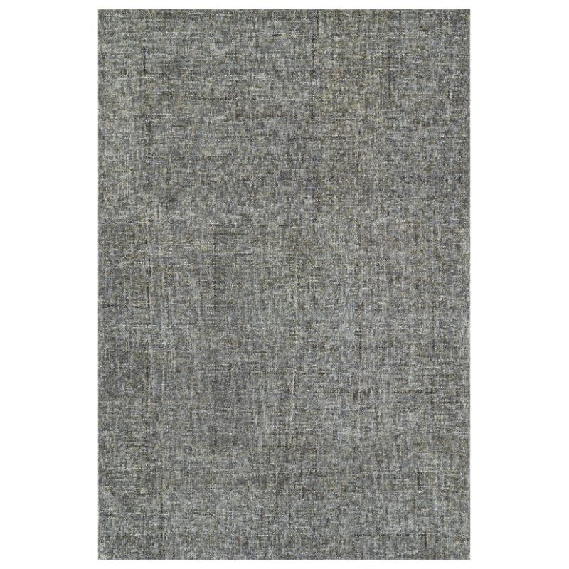 Buy Handloom Harmony Hand Woven Rug - Charcoal & Black Rugs from Vaaree