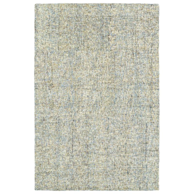 Buy Handloom Harmony Hand Woven Rug - Light Blue & Beige Rugs from Vaaree