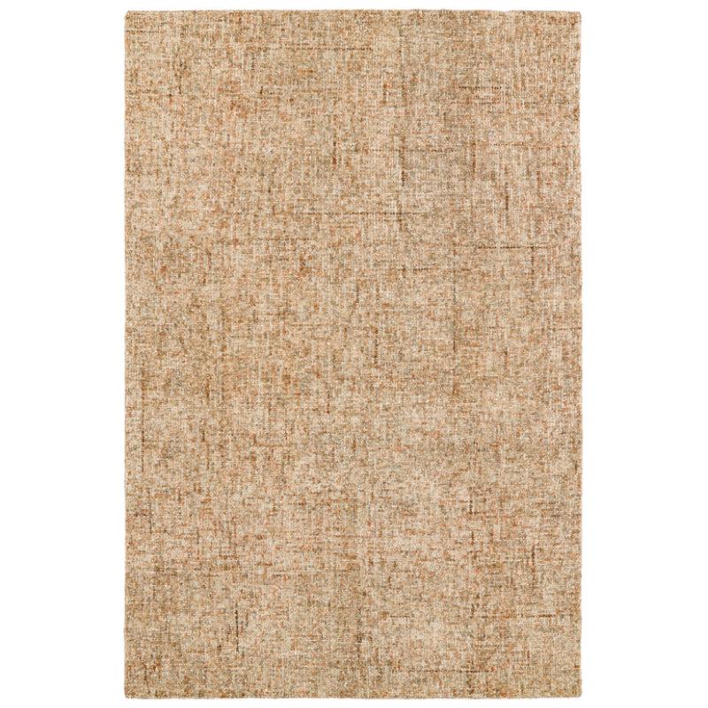 Buy Handloom Harmony Hand Woven Rug - Brown & Orange Rugs from Vaaree