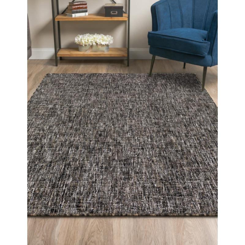 Buy Osman Hand Tufted Rug - Black & Brown Rugs from Vaaree