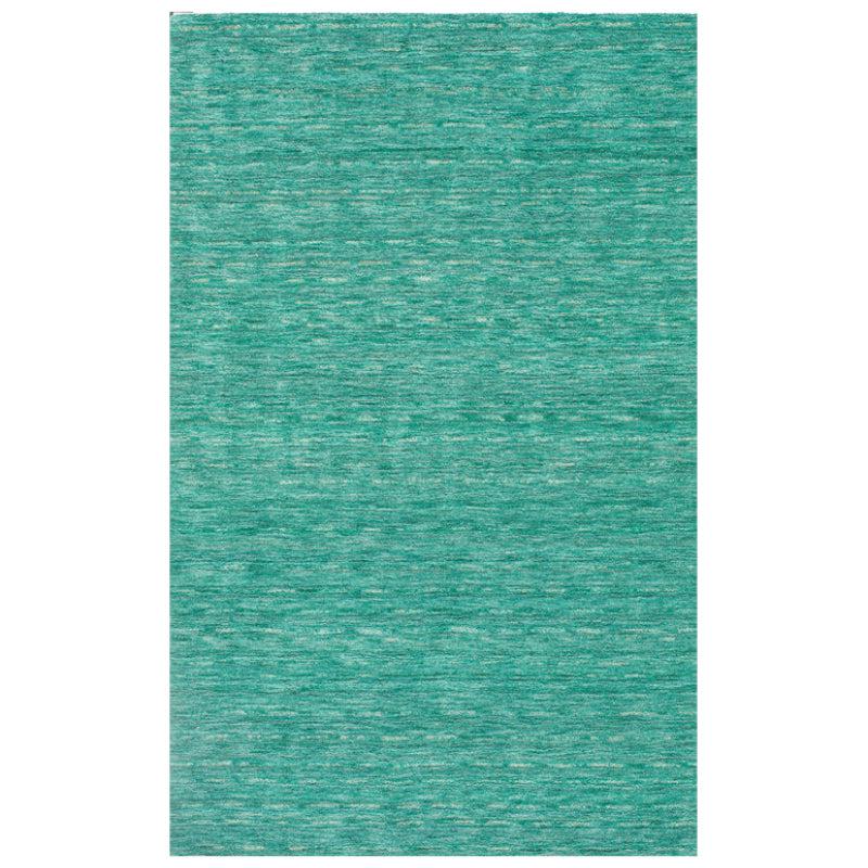 Buy Aylin Hand Woven Rug - Cobalt Green Rugs from Vaaree