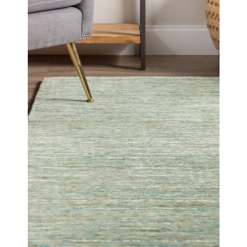 Buy Leyla Hand Woven Rug - Sea Green Rugs from Vaaree