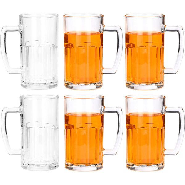 Lukyan Beer Mug (600 ML) - Set Of Six