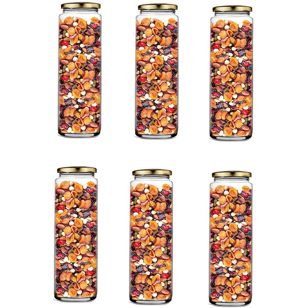 Buy Arden Storage Jar (350 ML) - Set Of Six Bottle from Vaaree