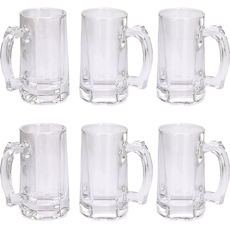 Buy Bara Beer Mug (400 ML) - Set Of Six Beer Mugs from Vaaree